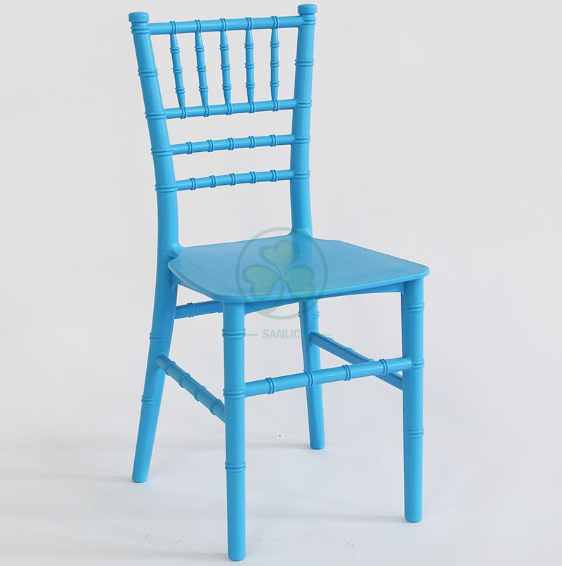 Blue Monoblock Kids Resin Tiffany Chair for Kids Parties SL-R1985KRTC