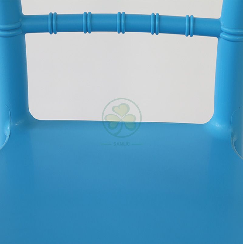 Blue Monoblock Kids Resin Tiffany Chair for Kids Parties SL-R1985KRTC