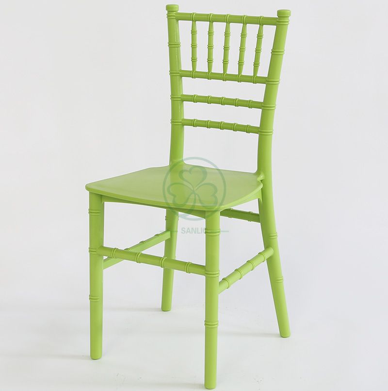 Monoblock Kids Green Resin Chiavari Chair for Parties SL-R1989MGRC