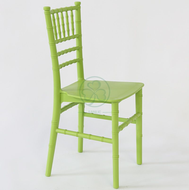 Monoblock Kids Green Resin Chiavari Chair for Parties SL-R1989MGRC