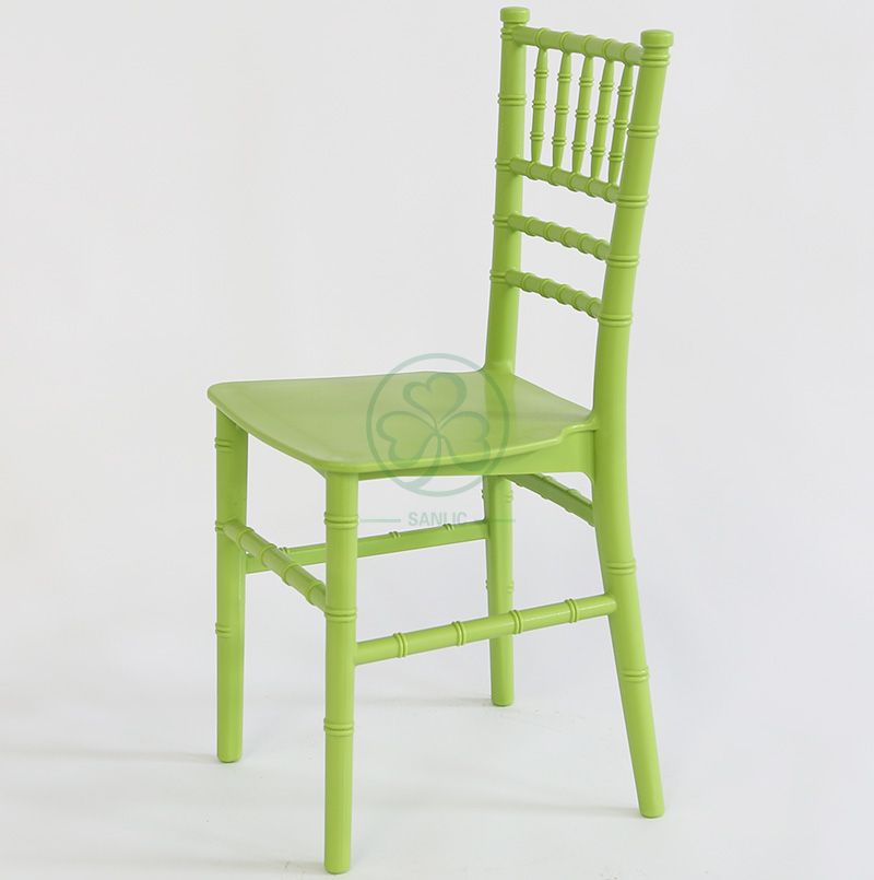 Monoblock Kids Green Resin Chiavari Chair for Parties SL-R1989MGRC