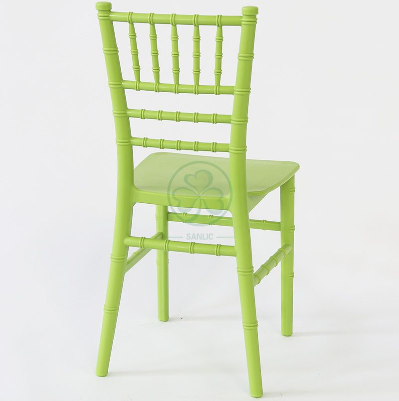 Monoblock Kids Green Resin Chiavari Chair for Parties SL-R1989MGRC