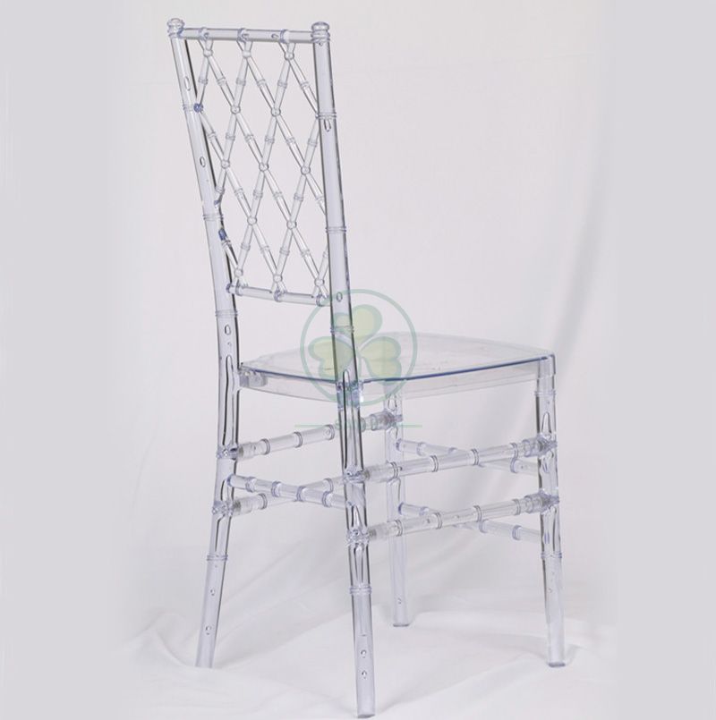 Wholesale Crystal Resin Diamond Chiavari Chair for Indoor and Outdoor Weddings and Events SL-R1993RDCC