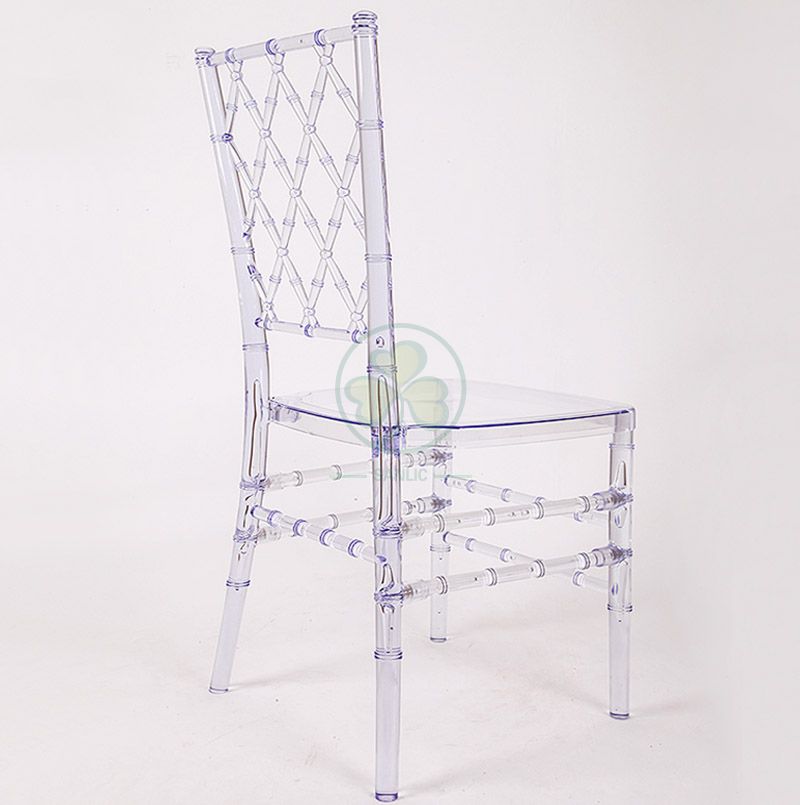 Wholesale Crystal Resin Diamond Chiavari Chair for Indoor and Outdoor Weddings and Events SL-R1993RDCC