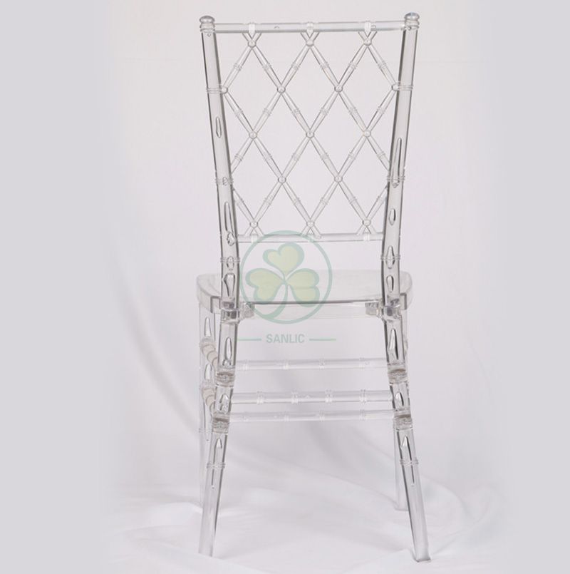 Hot Sale Transparent Plastic Diamond Tiffany Chair for Hotels and Banquets SL-R1995PDTC