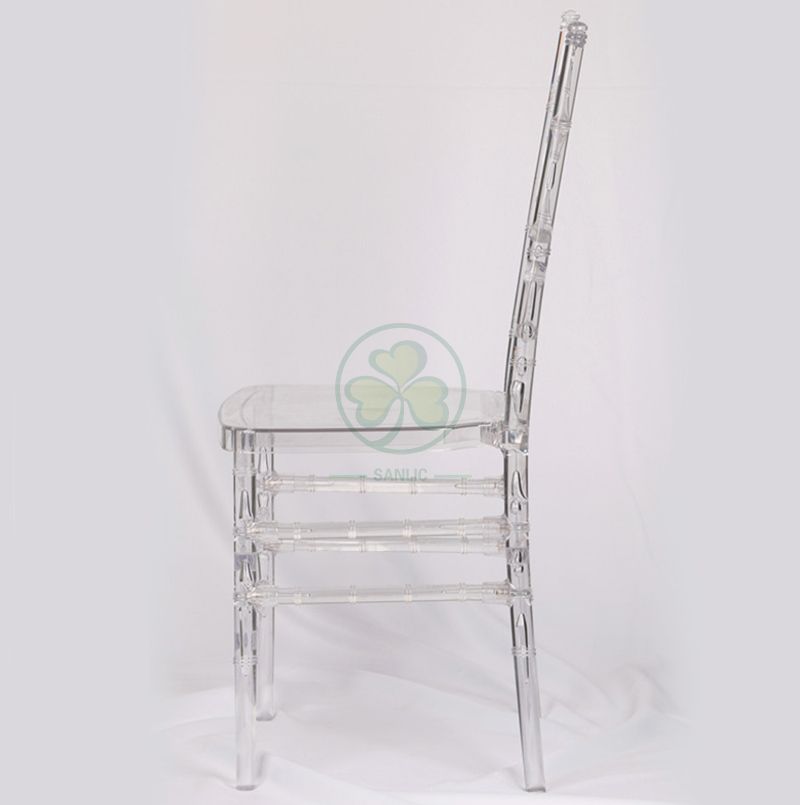 Hot Sale Transparent Plastic Diamond Tiffany Chair for Hotels and Banquets SL-R1995PDTC