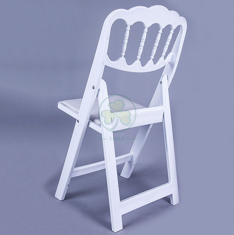 Wholesale Resin Folding Napoleon Chair for Outdoor or Indoor Weddings Parties and Events  SL-R2005RNFC