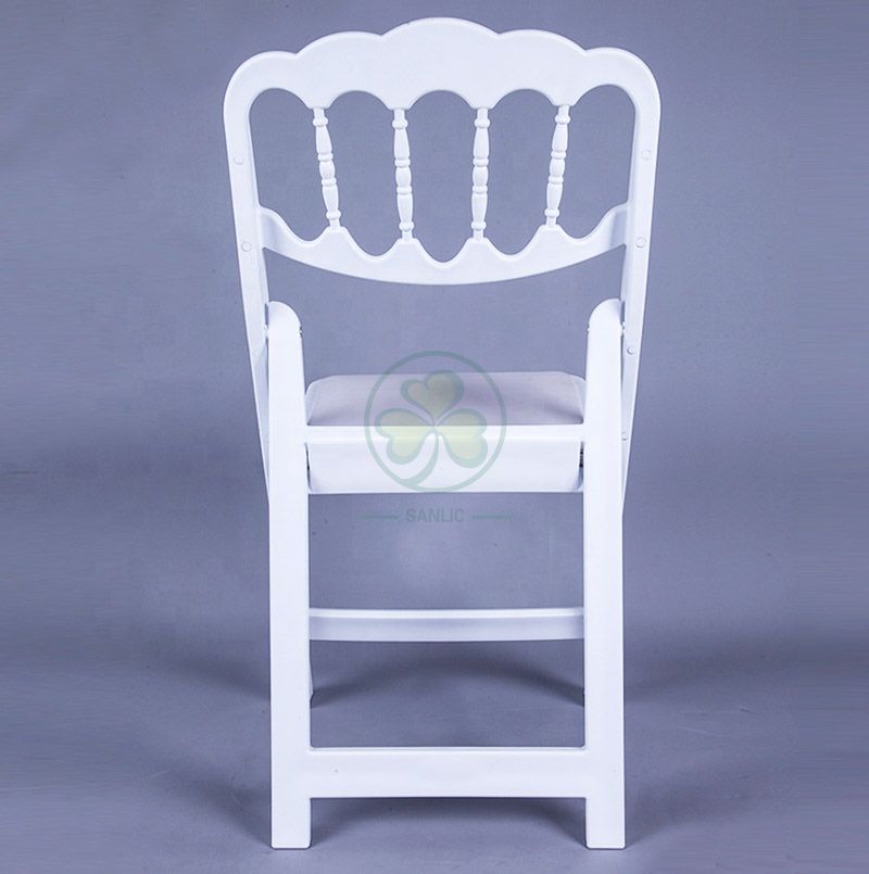 Wholesale Resin Folding Napoleon Chair for Outdoor or Indoor Weddings Parties and Events  SL-R2005RNFC