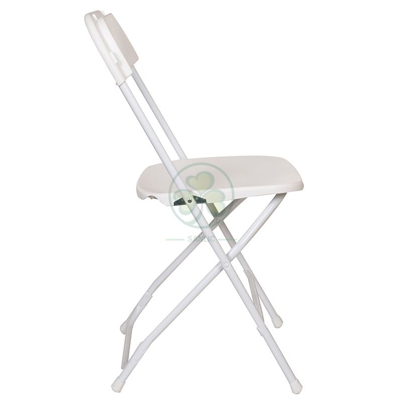 Wholesale High Quality Outdoor White Steel Leg Wedding Garden Event Folding Chair SL-R2007WPFC