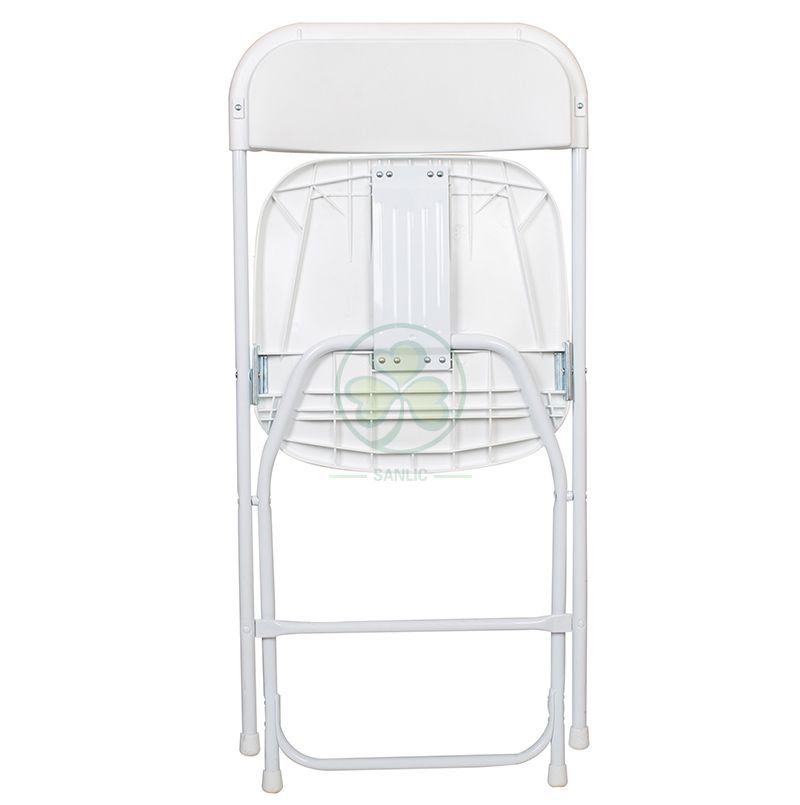 Wholesale High Quality Outdoor White Steel Leg Wedding Garden Event Folding Chair SL-R2007WPFC