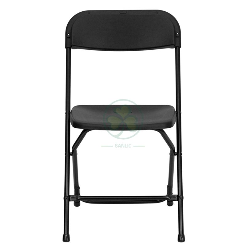 Cheap Stackable Wedding Metal Frame Plastic Folding Chair for Sale SL-R2009BPFC