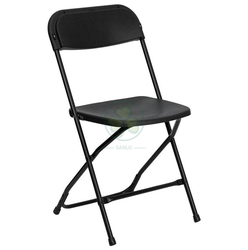 Cheap Stackable Wedding Metal Frame Plastic Folding Chair for Sale SL-R2009BPFC