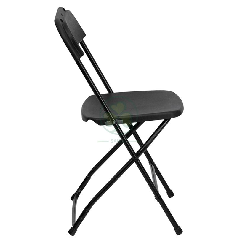 Cheap Stackable Wedding Metal Frame Plastic Folding Chair for Sale SL-R2009BPFC