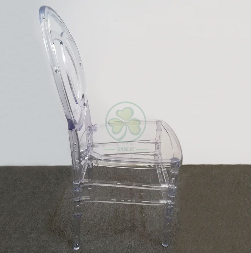 Stackable Crystal Ice Resin Phoenix Channel Chair for Hotels Resturants or Banqueting Rooms  SL-R2024CRPC