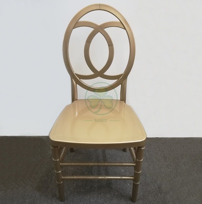 Gold Durable Wedding Resin Phoenix Channel Chair for Banqueting Halls or Dining Rooms SL-R2025GRPC