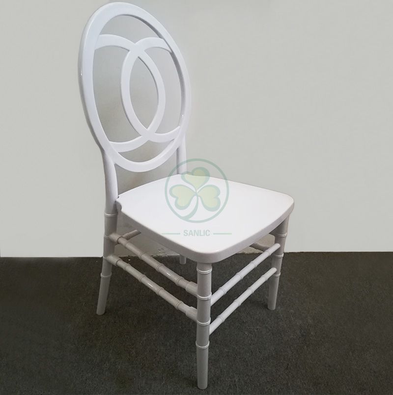 Wedding PC Resin Phoenix Channel Chair in White for Outdoor or Indoor Social Events SL-R2026WPPC