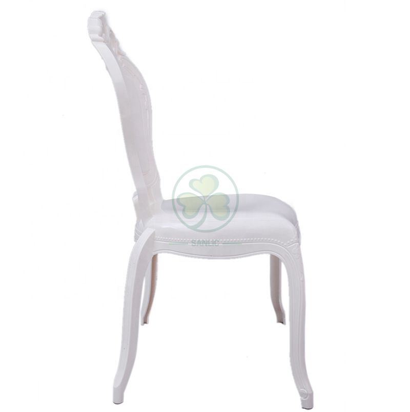 Wholesale Modern Resin Princess Bella Chair Wedding Plastic White Bella Epoque Event Chairs SL-R2027WRBC