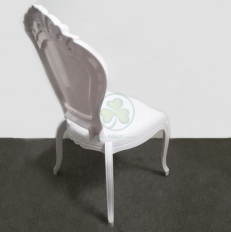 Wholesale Modern Resin Princess Bella Chair Wedding Plastic White Bella Epoque Event Chairs SL-R2027WRBC