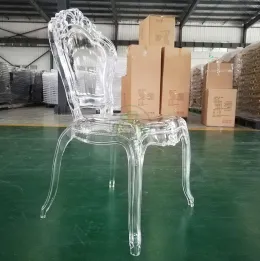 Wholesale European Clear Resin Wedding Princess Bella Epoque Chair SL-R2032SMBC