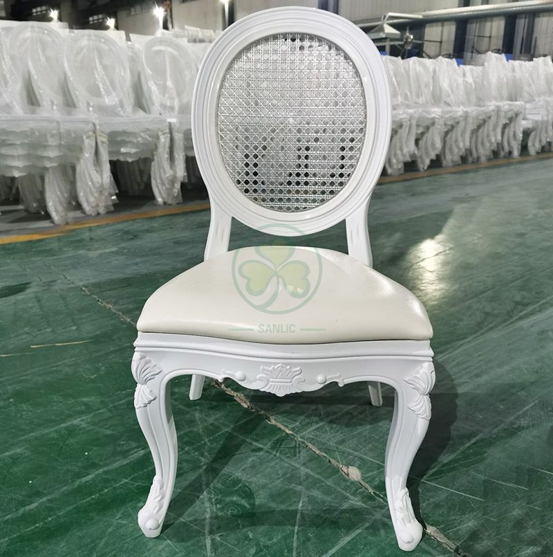 New Design PC Resin Louis Chair with Grid Back for Banquets or Dining Rooms SL-R2038NRLC