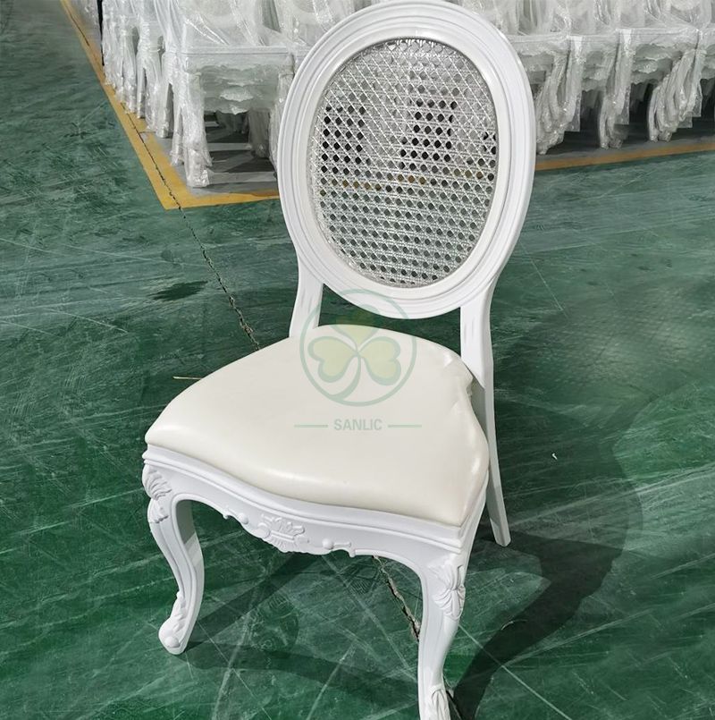 New Design PC Resin Louis Chair with Grid Back for Banquets or Dining Rooms SL-R2038NRLC