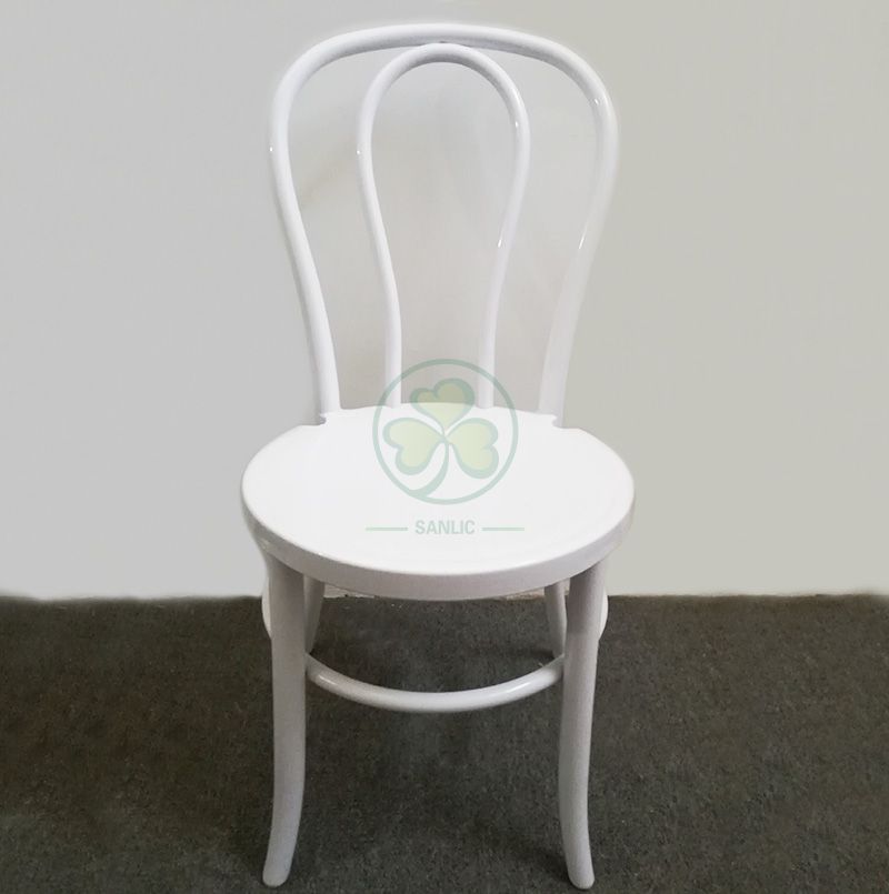 High Quality White Wedding Thonet Resin Dining Chairs SL-R2042WRTC