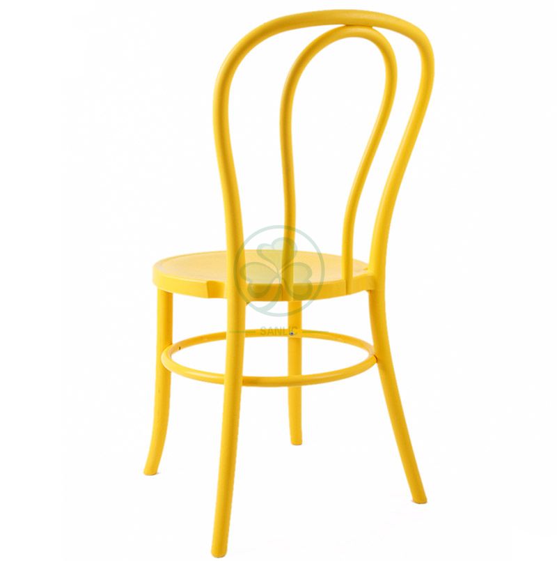 Factory Wholesale Plastic Thonet Dining Chair for Hotels and Resturant SL-R2048YPTC