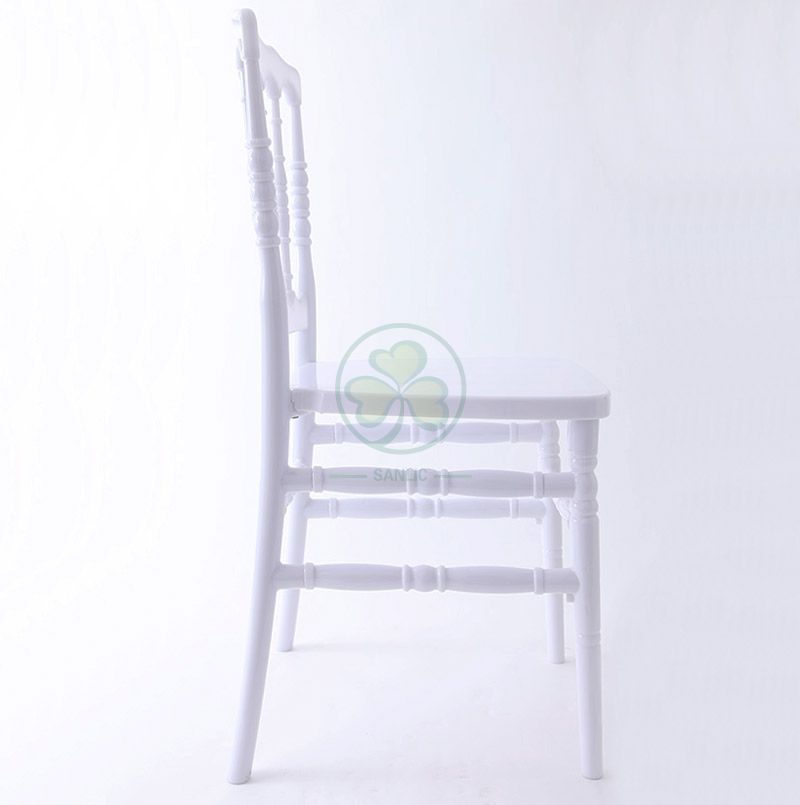 Wholesale High Quality White PC Resin Napoleon Chair for Weddings or Catering Services SL-R2052WRNC