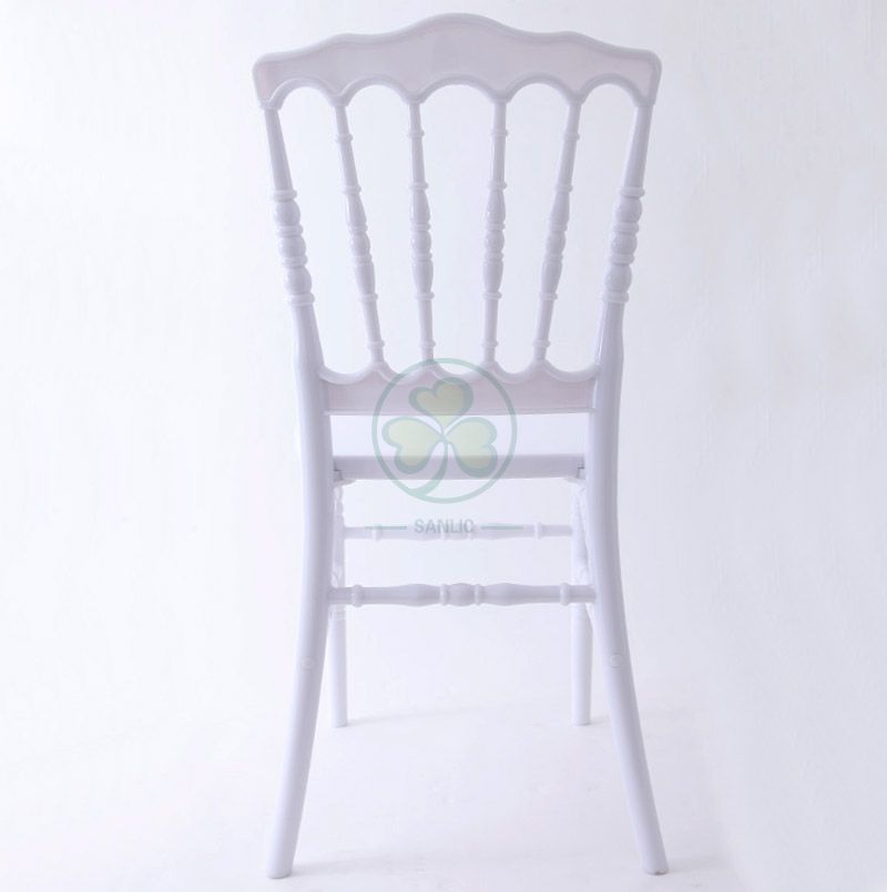 Wholesale High Quality White PC Resin Napoleon Chair for Weddings or Catering Services SL-R2052WRNC