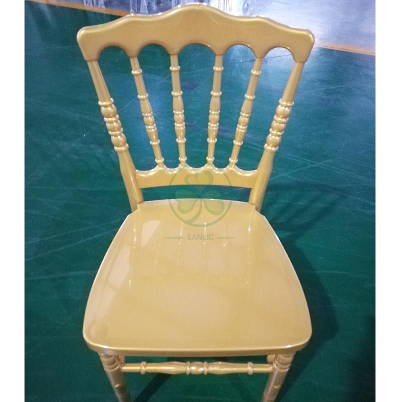 Hot Selling Gold PC Resin Napoleon Chair for Various Celebrations and Different Occasions SL-R2056GRNC