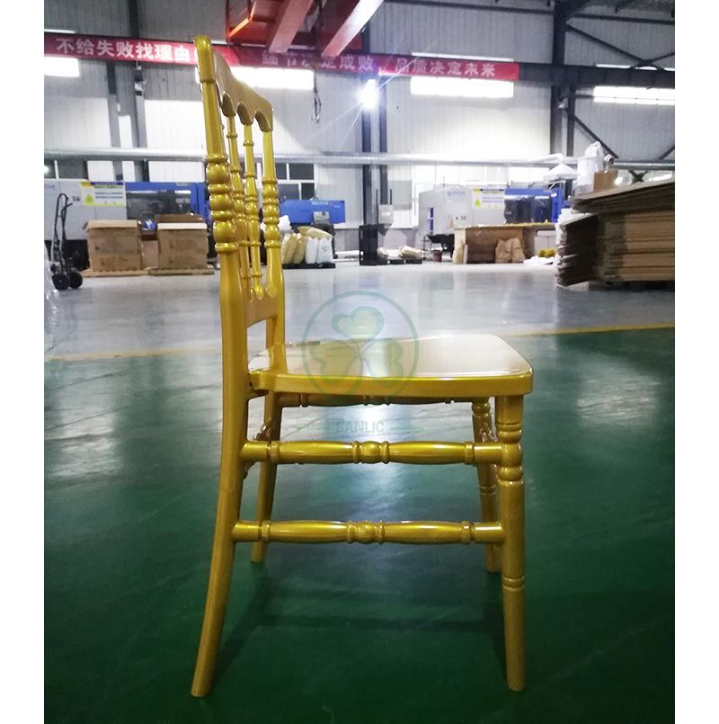 Hot Selling Gold PC Resin Napoleon Chair for Various Celebrations and Different Occasions SL-R2056GRNC