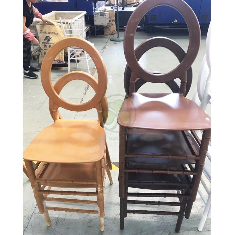 Wholesale Oval Open Back Resin Chair for Outdoor or Indoor Events or Parties SL-R2060OBRC