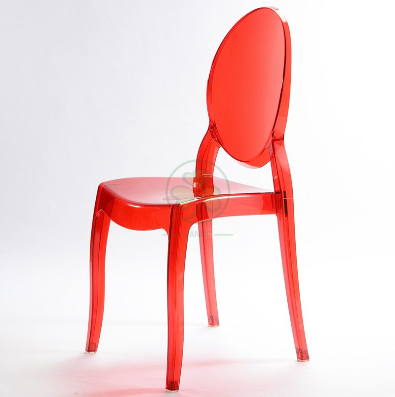 Hot Selling Resin Sophia Ghost Armless Dining Chair for Events and Catering Services SL-R2069RPSC