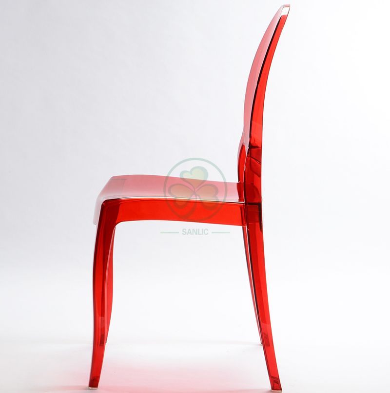 Hot Selling Resin Sophia Ghost Armless Dining Chair for Events and Catering Services SL-R2069RPSC