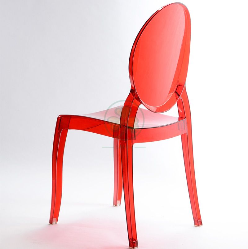 Hot Selling Resin Sophia Ghost Armless Dining Chair for Events and Catering Services SL-R2069RPSC