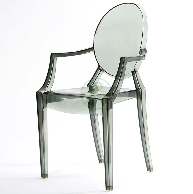 High Quality Resin Louis Ghost Armchair for Parties Weddings or Events SL-R2070SRLC