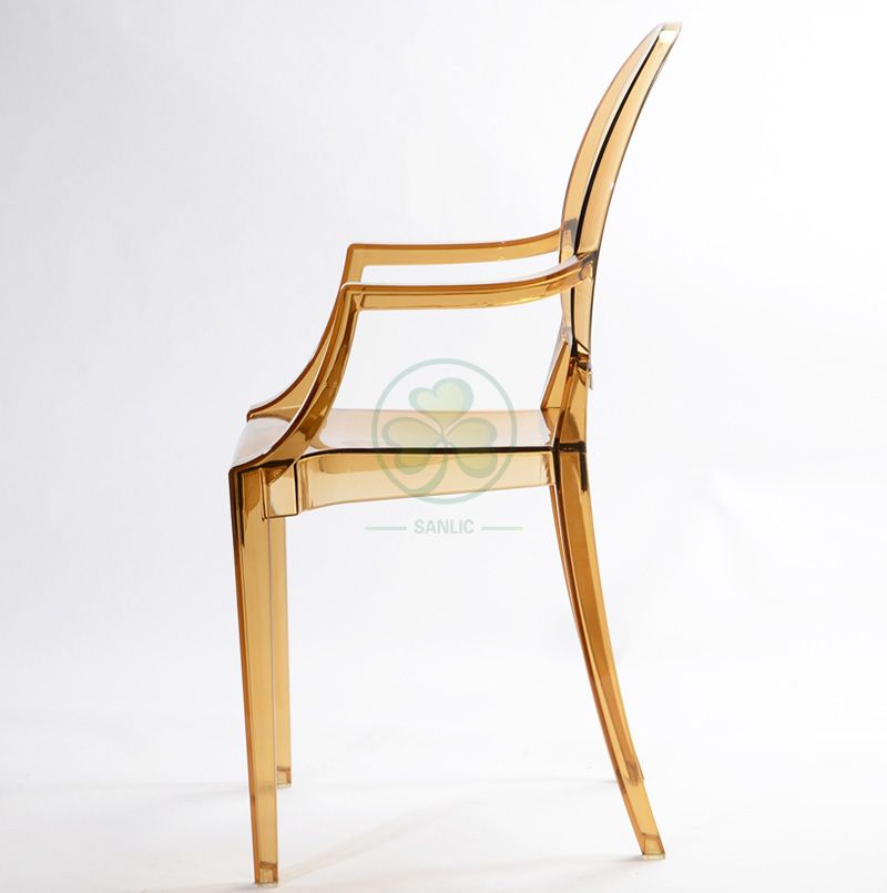 Event Chair Resin Louis Ghost Armchair for Different Occasions SL-R2071TRLC