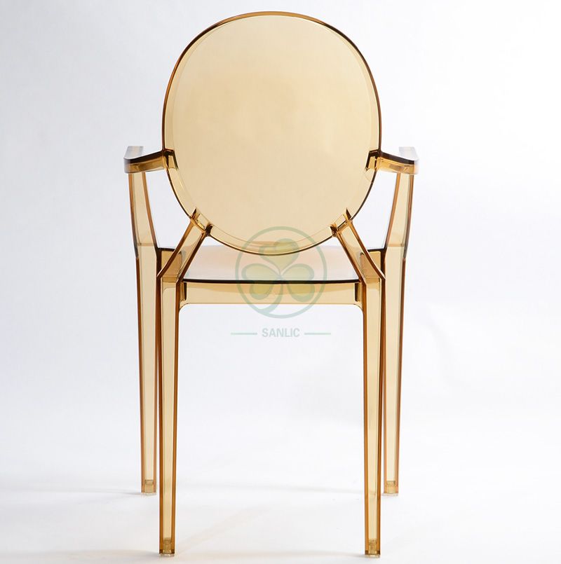 Event Chair Resin Louis Ghost Armchair for Different Occasions SL-R2071TRLC