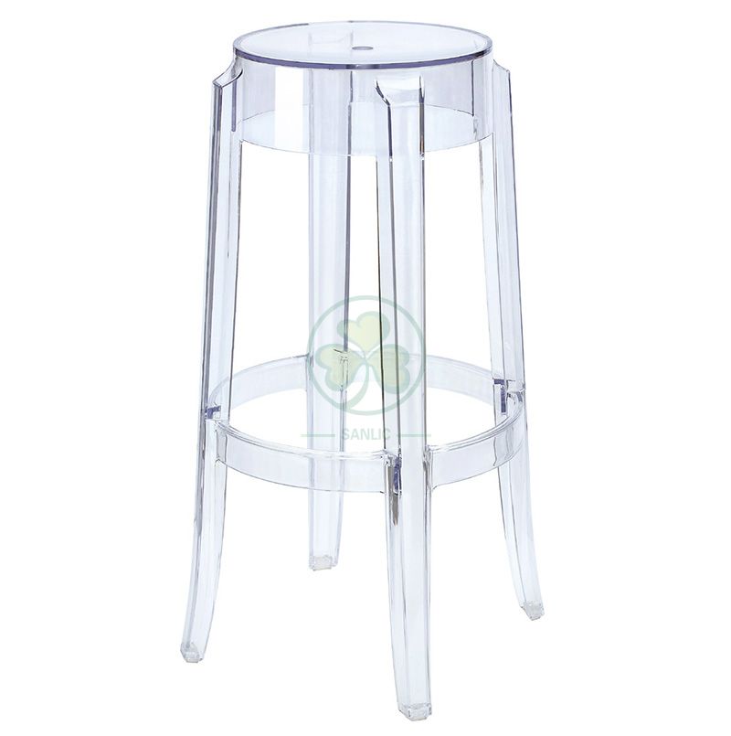 Whoelsale Resin Charles Ghost Stool for Bar Rooms or Dining Rooms SL-R2073BCGS