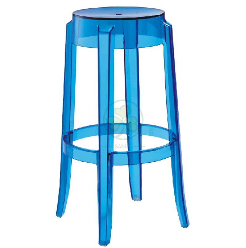 Whoelsale Resin Charles Ghost Stool for Bar Rooms or Dining Rooms SL-R2073BCGS