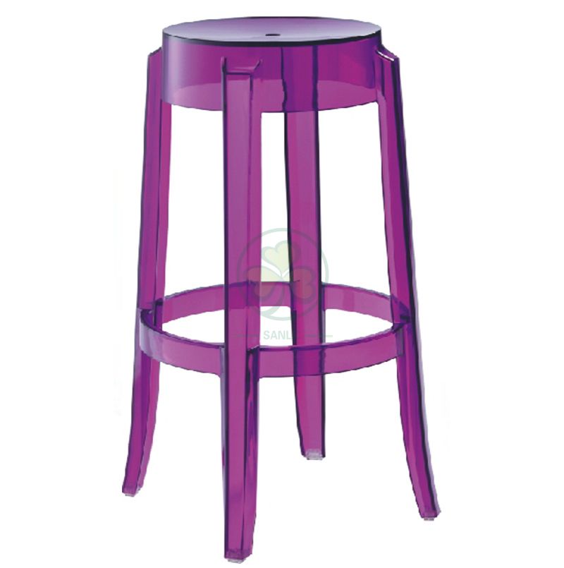 Whoelsale Resin Charles Ghost Stool for Bar Rooms or Dining Rooms SL-R2073BCGS