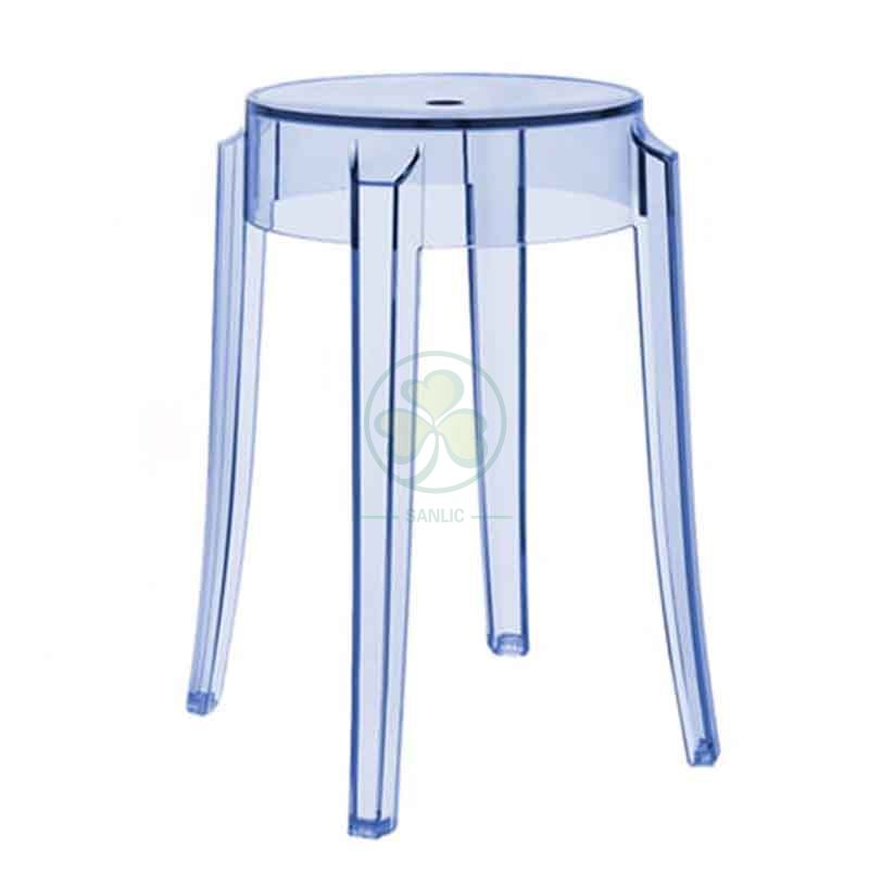 High Quality Resin Charles Ghost Barstool in Small Size SL-R2076SCGB