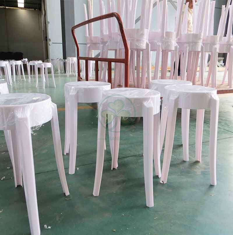 High Quality Resin Charles Ghost Barstool in Small Size SL-R2076SCGB