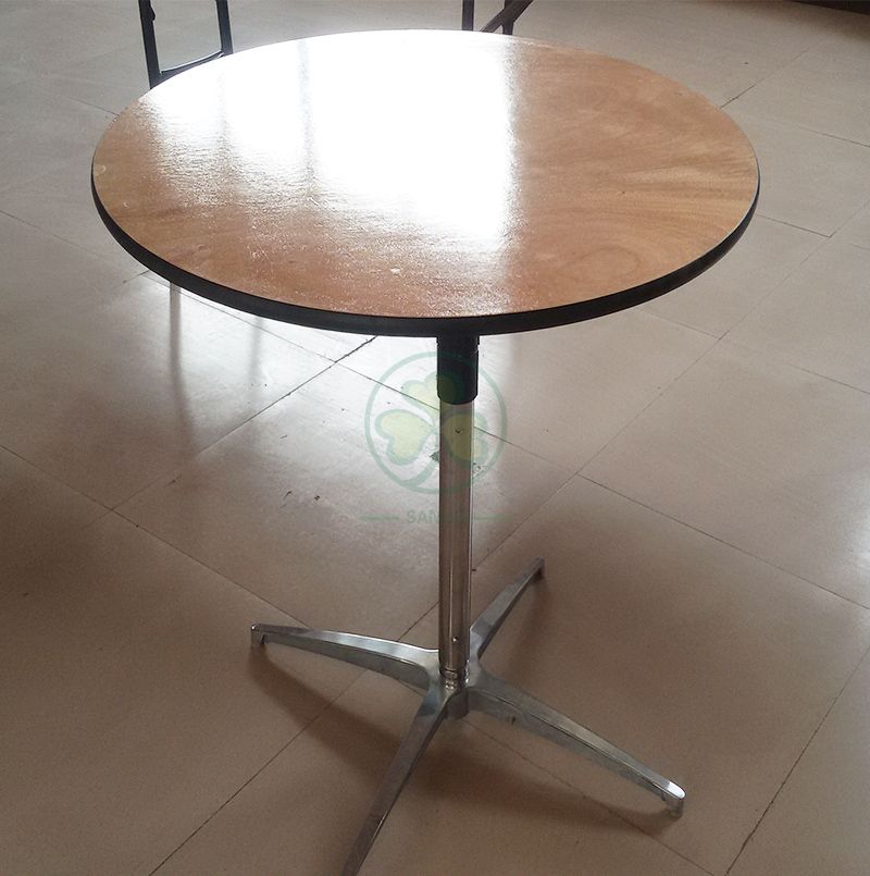 Wholesale Popular Round Wooden Bar Table for Resturant Hotel and Pubs  SL-T2089RWBT