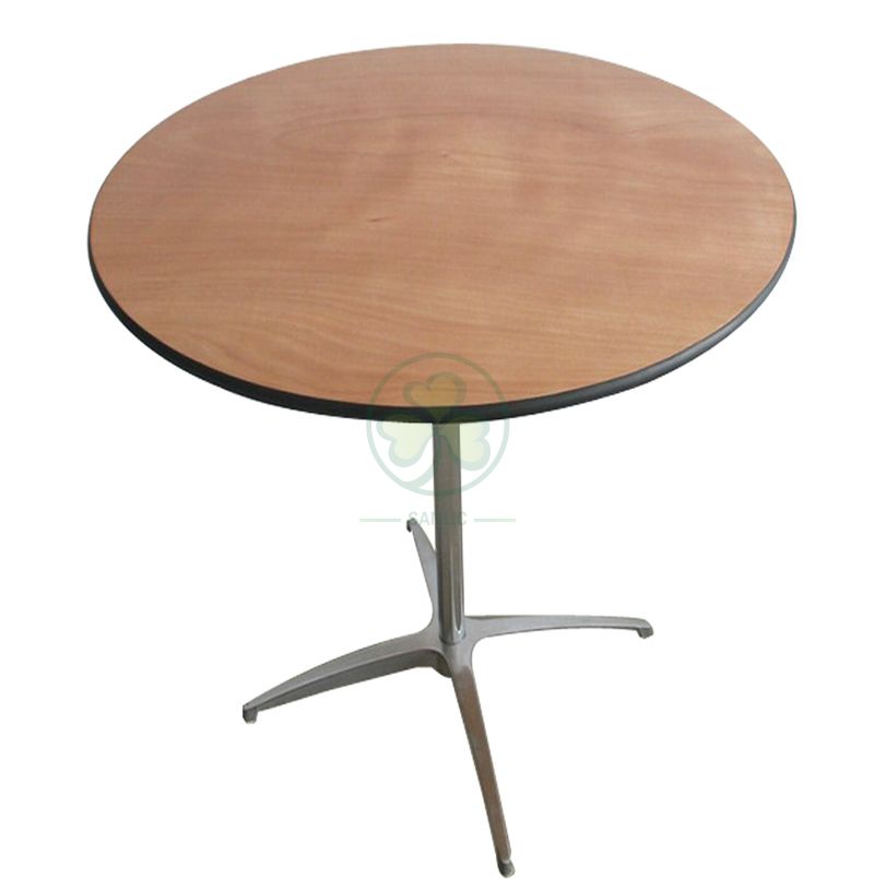 Wholesale Popular Round Wooden Bar Table for Resturant Hotel and Pubs  SL-T2089RWBT