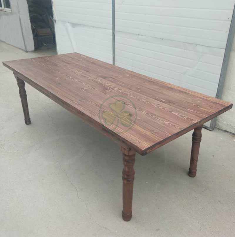 Outdoor Garden Rustic Farmhouse Dining Tables for Wedding and Events SL-T2109OWFT