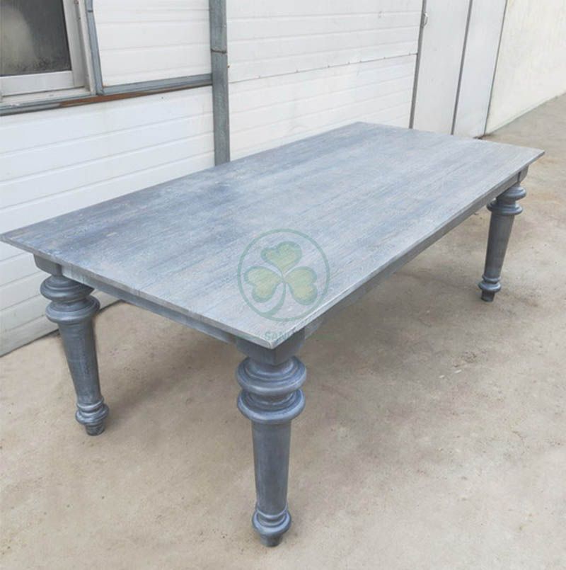 French Country Style Antique Farmhouse Table for Various Outdoor Parties and Events SL-T2111AFHT