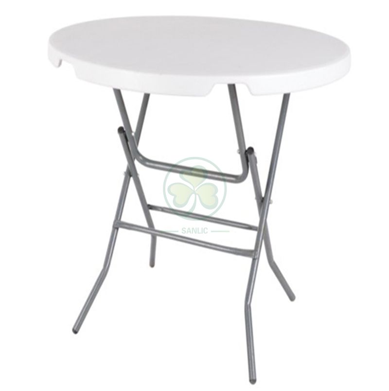 32inches Small Round Plastic Folding Dining Table for Living Room or Dining Room  SL-T2157SPFT