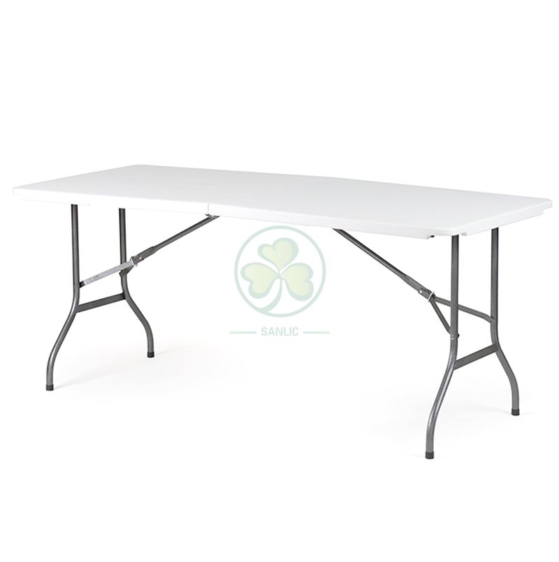 Wholeasle 6ft Rectangular Fold-In-Half Event Table with Lock T4.0  SL-T2162FIHT