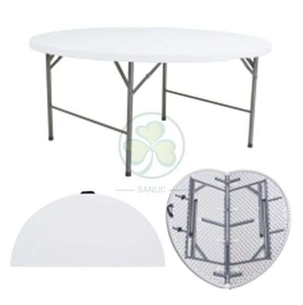 Popular 5ft Round Fold-In-Half Banquet Table SL-T2168RFIT